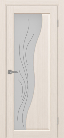 Сицилия_720.21 ЭКО-шпон 90*200 Ясень перламутровый Стекло Линии