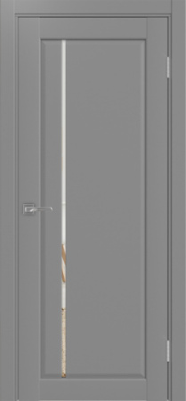 Сицилия_711.12 ЭКО-шпон 90*200 Серый Зеркало