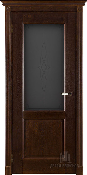 Дверь межкомнатная Селена массив эмаль слоновая кость остекленная 600x2000 Steklo Antichnyy