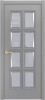 Межкомнатная дверь «Палермо, ДО» 2000 x 600 Светло серая