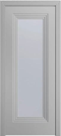 Межкомнатная дверь «Каролина-1 ДО» 2000 x 900 Светло серая