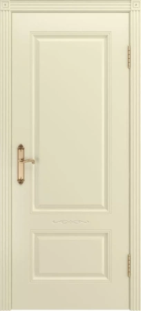 Межкомнатная дверь «Аккорд В1 ДГ» 2000 x 600 belyyspatinoyzoloto