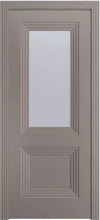 Межкомнатная дверь «Каролина-2 ДО» 2000 x 800 Темно-серый