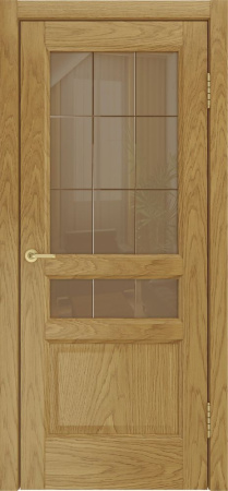 Атлантис-2 (дуб натуральный, стекло, 900х2000) Дуб натуральный Со стеклом 900х2000