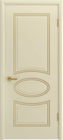 Межкомнатная дверь «Ария Грейс В1 ДГ» 2000 x 600 RAL 9010