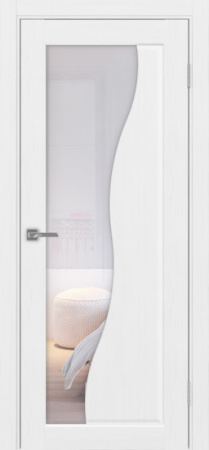 Сицилия_720.21 ЭКО-шпон 70*200 Белый лёд Прозрачное