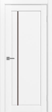 Сицилия_711.12 ЭКО-шпон 80*200 Белый снежный Бронза матовое