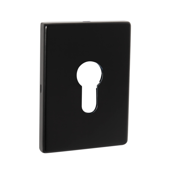 Накладка Fuaro (Фуаро) на цилиндр ESC.C.RL/K.486 (ESC 486-C RL) BL черный (1 шт.)