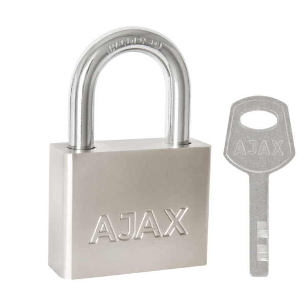 Замок Ajax (Аякс) навесной PD-3060 (PD-30-60) 3 fin key /блистер