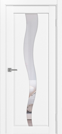 Сицилия_730.121 ЭКО-шпон 90*200 Белый снежный Прозрачное