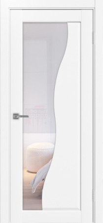 Сицилия_720.21 ЭКО-шпон 70*200 Белый снежный Прозрачное