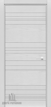 Дверь межкомнатная S3 натуральный шпон 600x2000 Eko Belaya