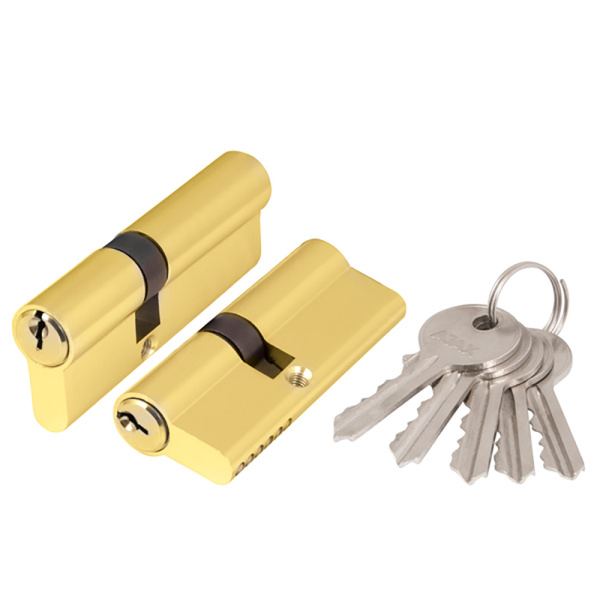 Цилиндровый Ajax (Аякс) механизм (AX100/70) AX1000Key70 (30+10+30) PB латунь