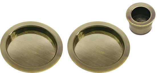 Ручка для раздвижных дверей MHS-1 AB, цвет бронза, ЦАМ