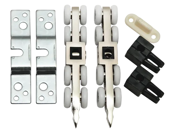 Комплект роликов для раздвижных дверей SET 8, 8-колесиков