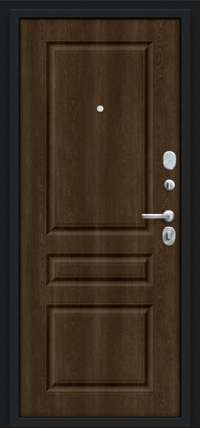 Металлическая дверь Пик Букле чёрное/Dark Barnwood